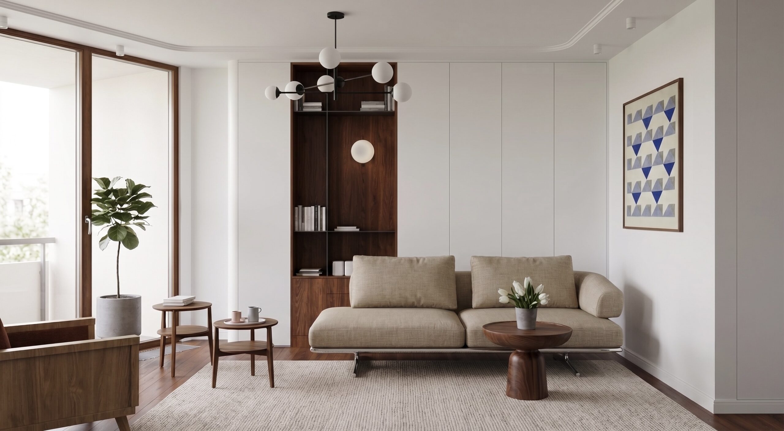 Mieszkanie 60 m² | Soft Minimalism i Quiet Luxury